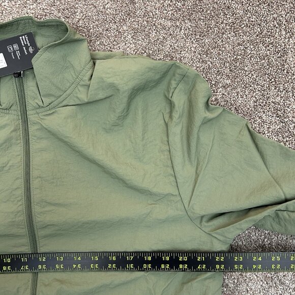 Xersion Men's Bomber Jacket Size M Green Full Zip Track Pockets Woven NWT $55 - Picture 10 of 15